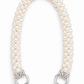 Pearl Bag Strap silver