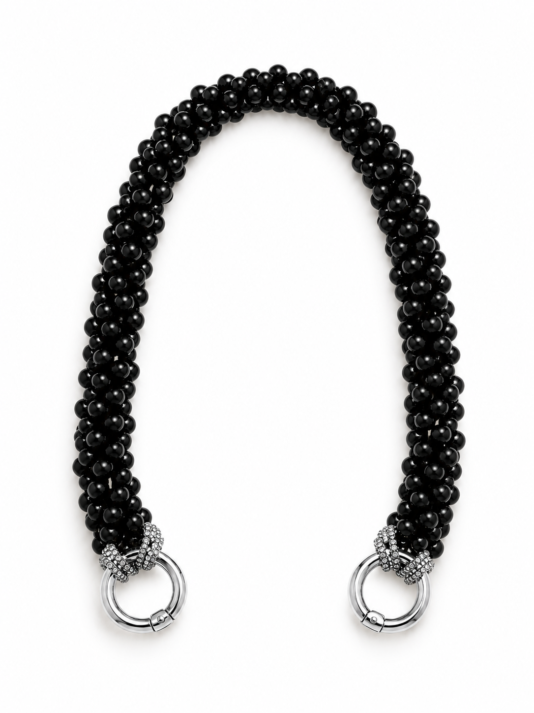 Onyx Bag Strap silver