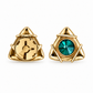 Vintage Emerald button cover | One set