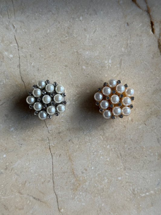 Snow small button cover | One set