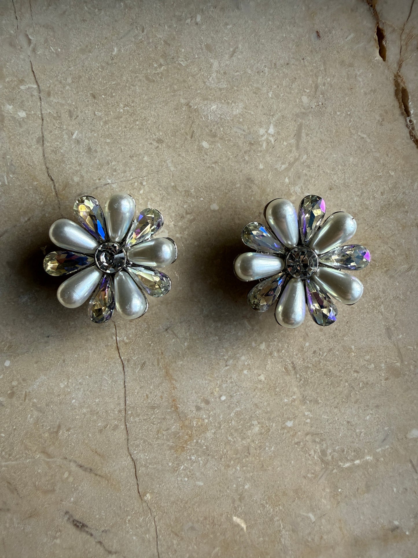 Ariana button cover silver | One set