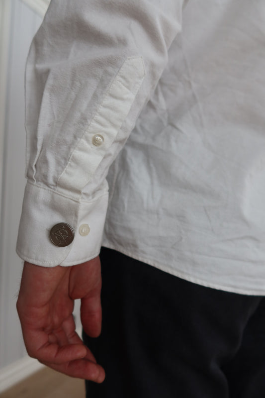 Compass Silver Button Cover | One set