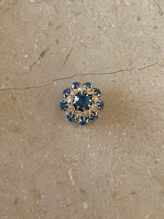 Gigi button baby blue