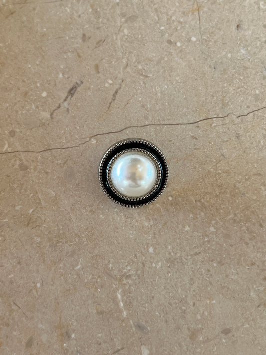 Elsa Button silver
