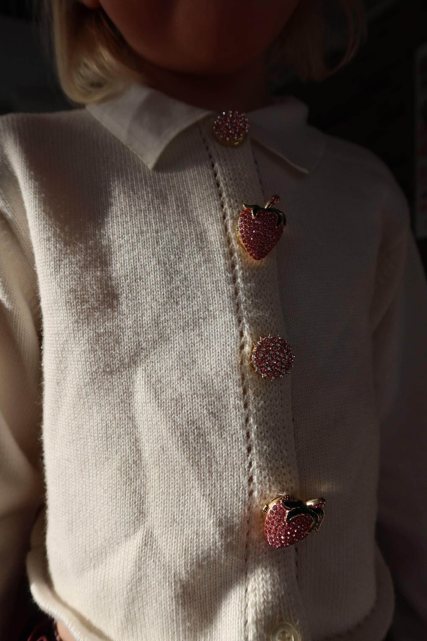 Strawberry button cover | One set