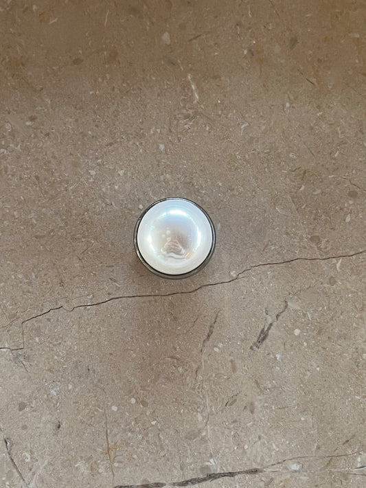Allison button cover silver
