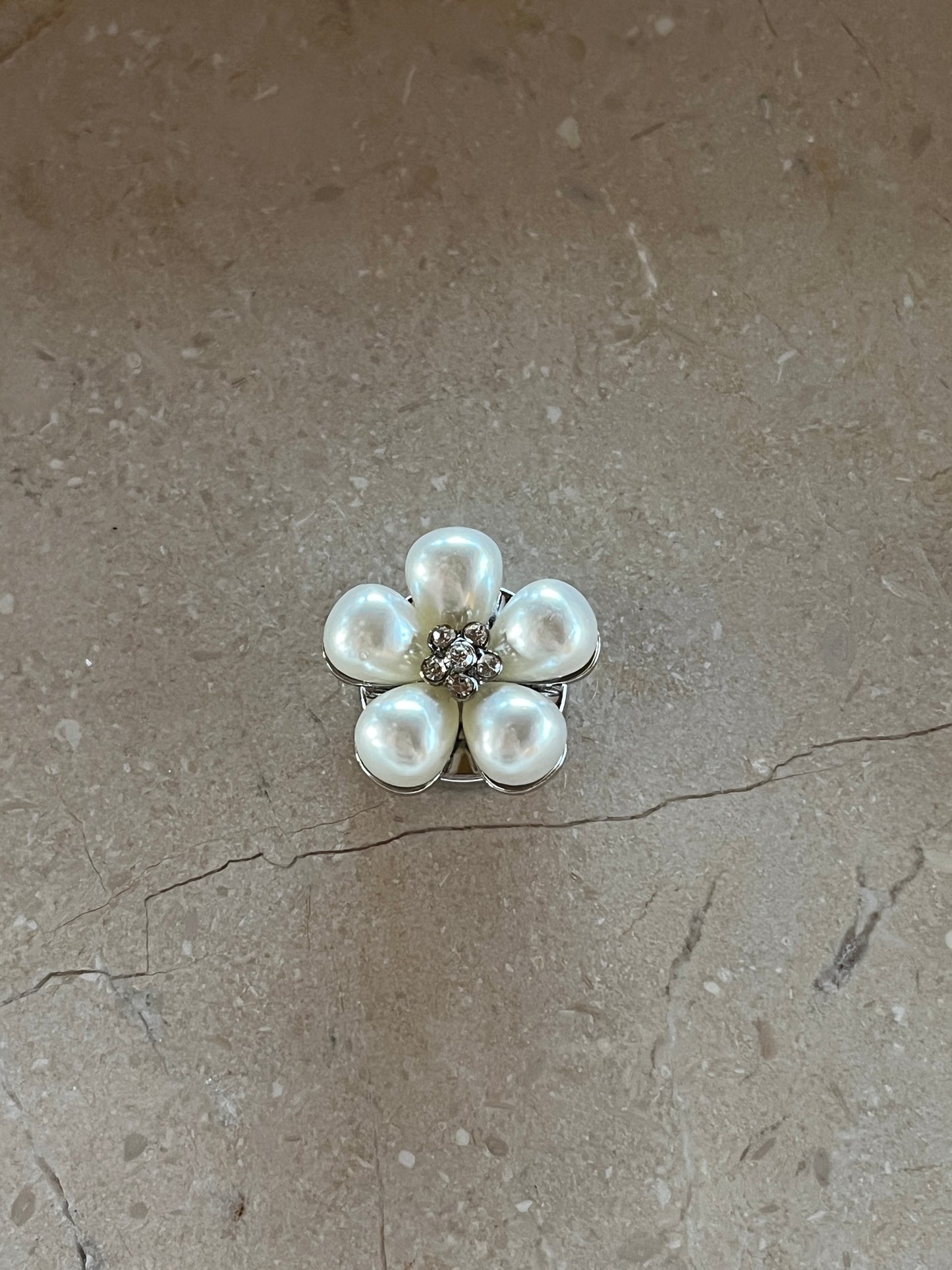 Skylar button cover silver