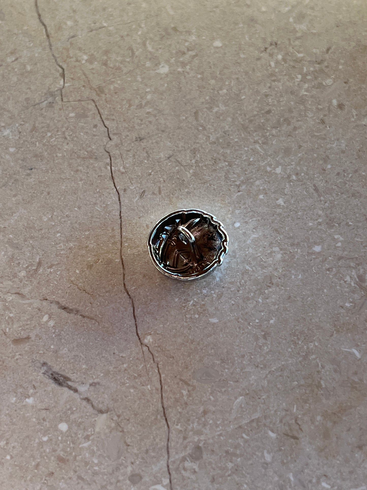 Sanna button silver