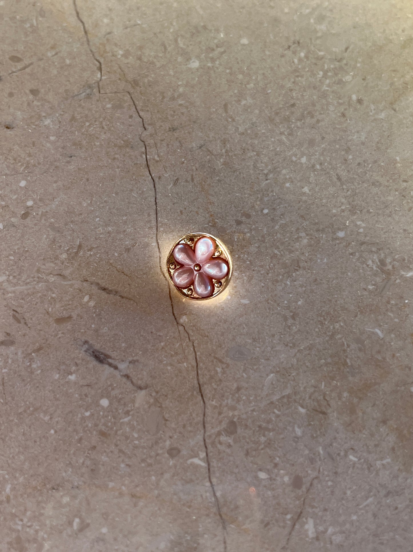 Tropenatt button pink