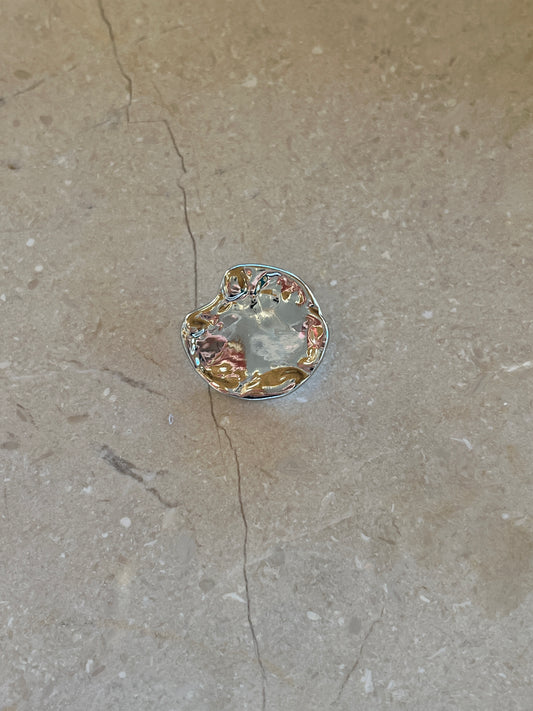 Thea button silver