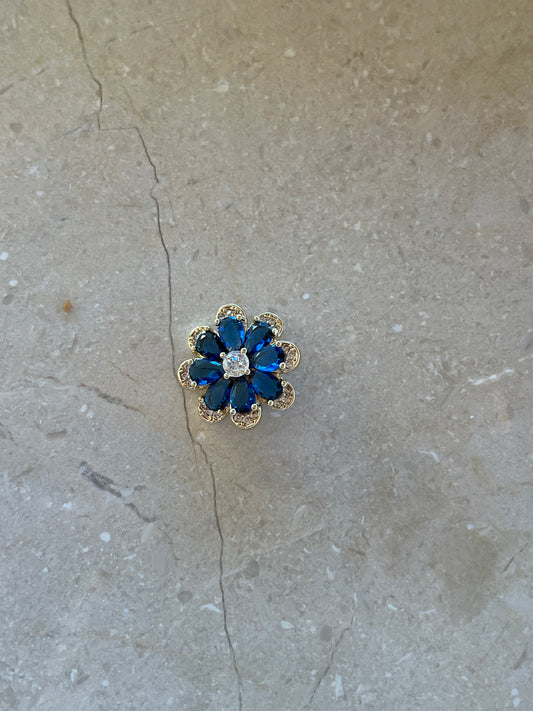Limonade button blue