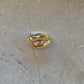 Bay button gold big