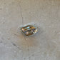 Bay button silver big
