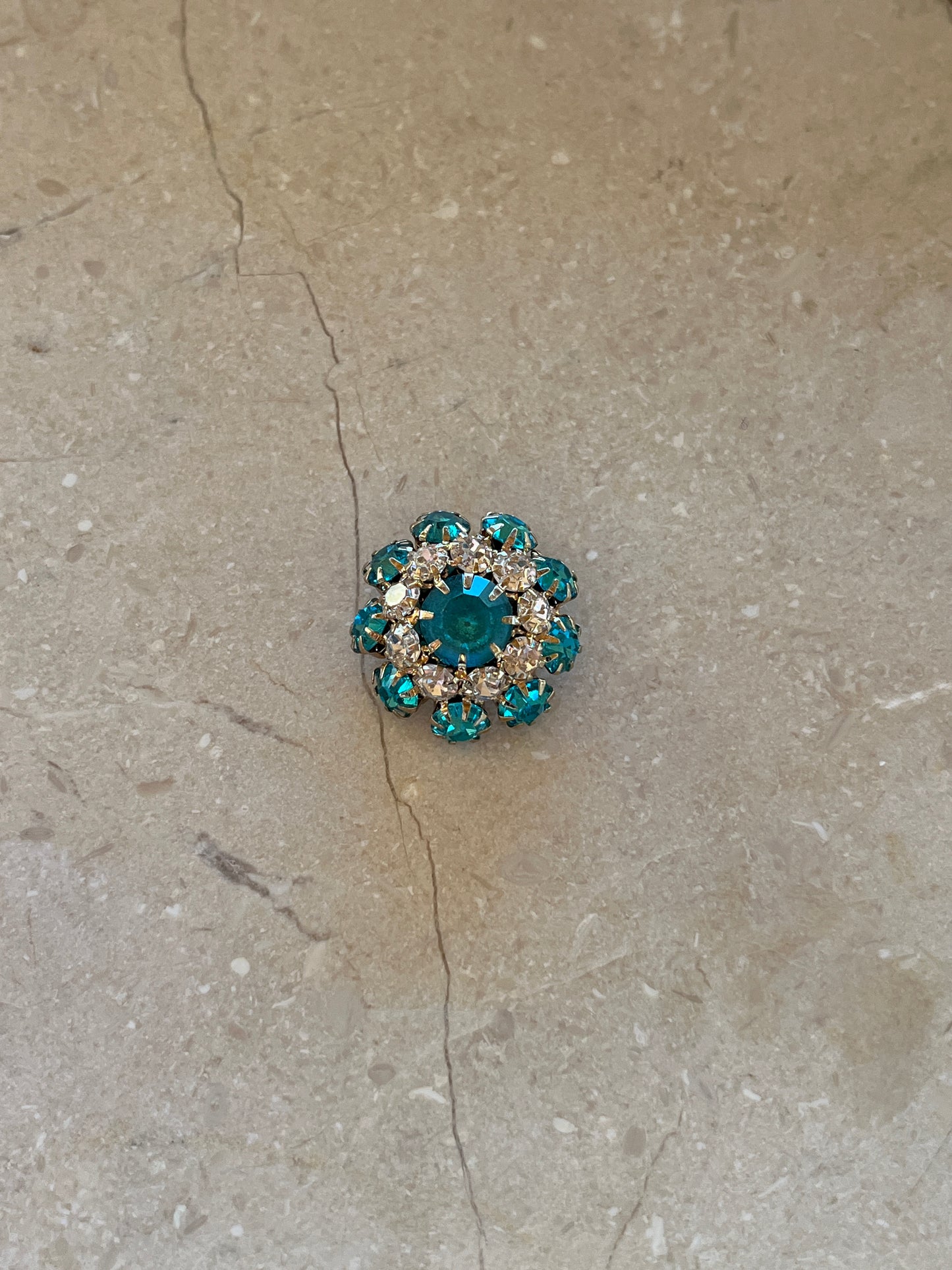 Gigi button turquoise