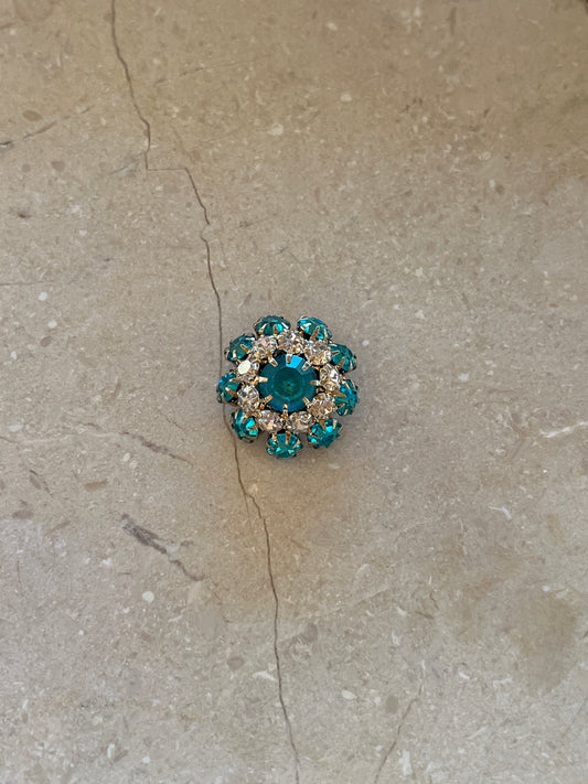 Gigi button turquoise