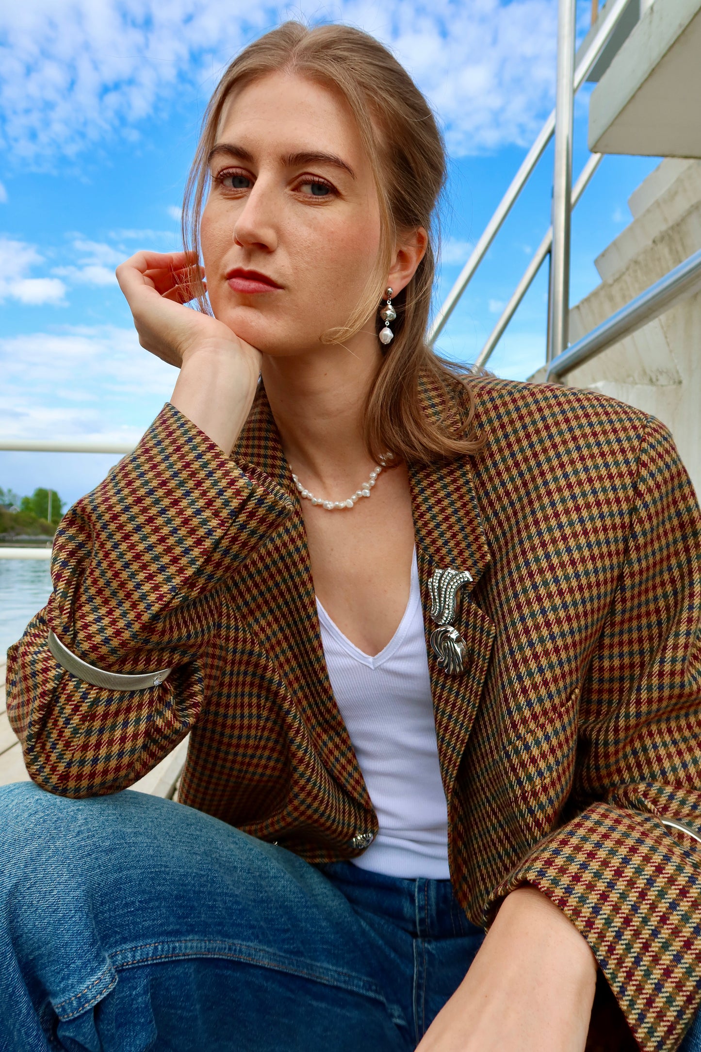 Luna Pearl Earring