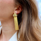 Golden Cascade Earrings