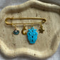 Vintage Charm Brooch gold large