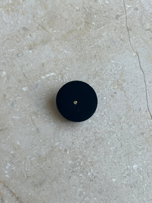 Jolly velvet button black