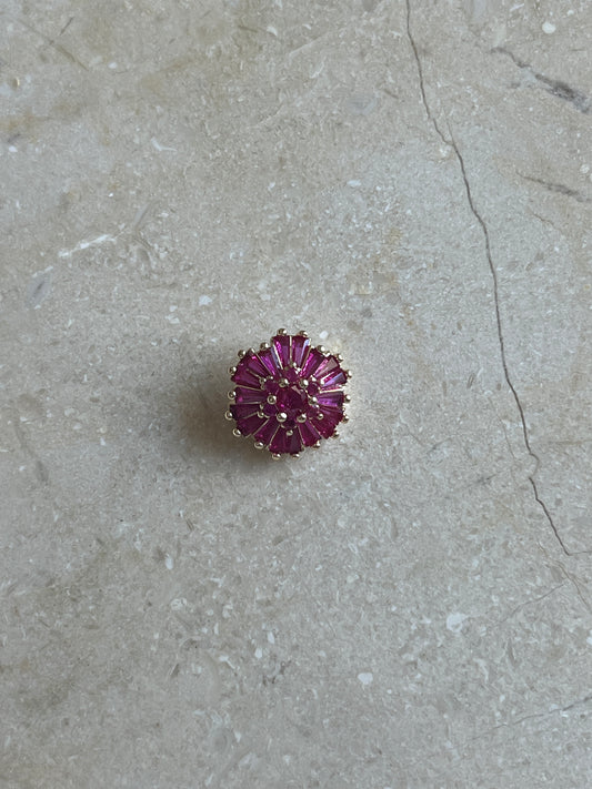 Frozen button pink