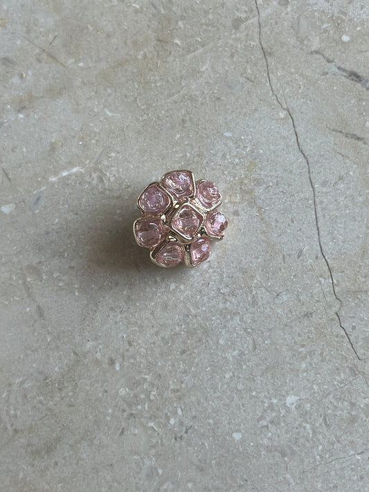 Glow button pink