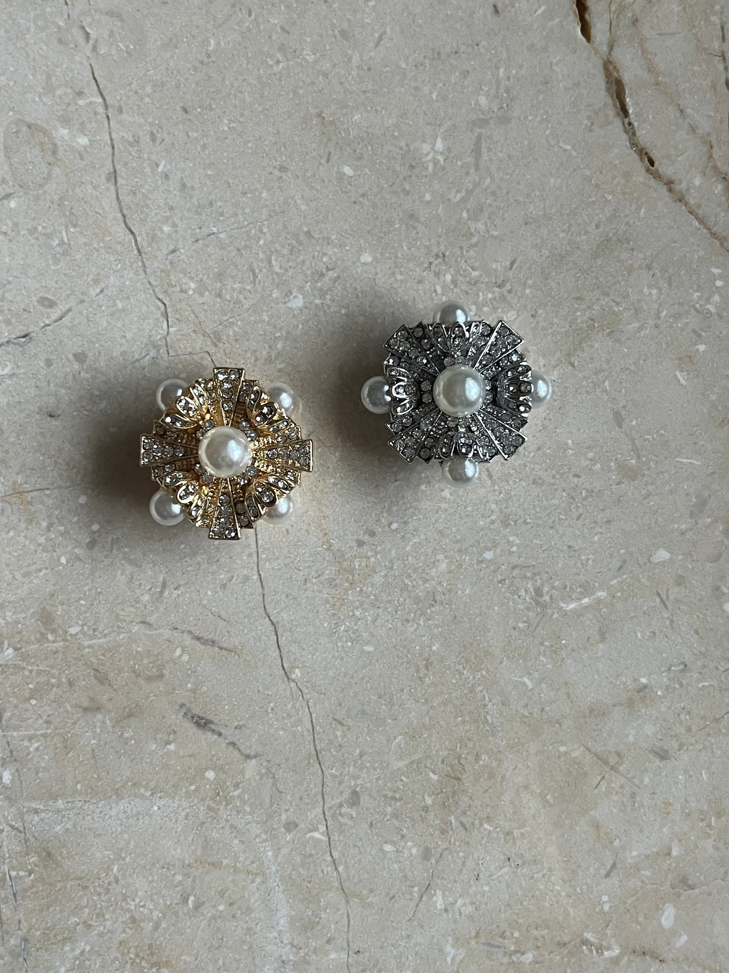 Crustal button cover