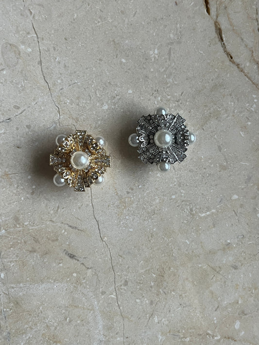 Crustal button cover