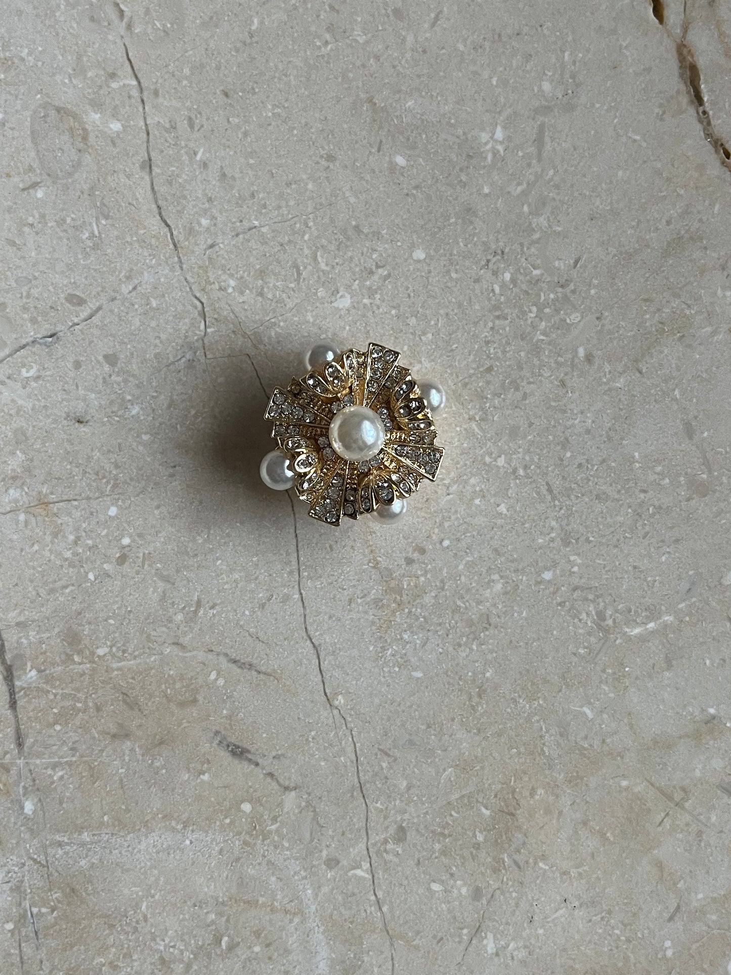 Crustal button cover