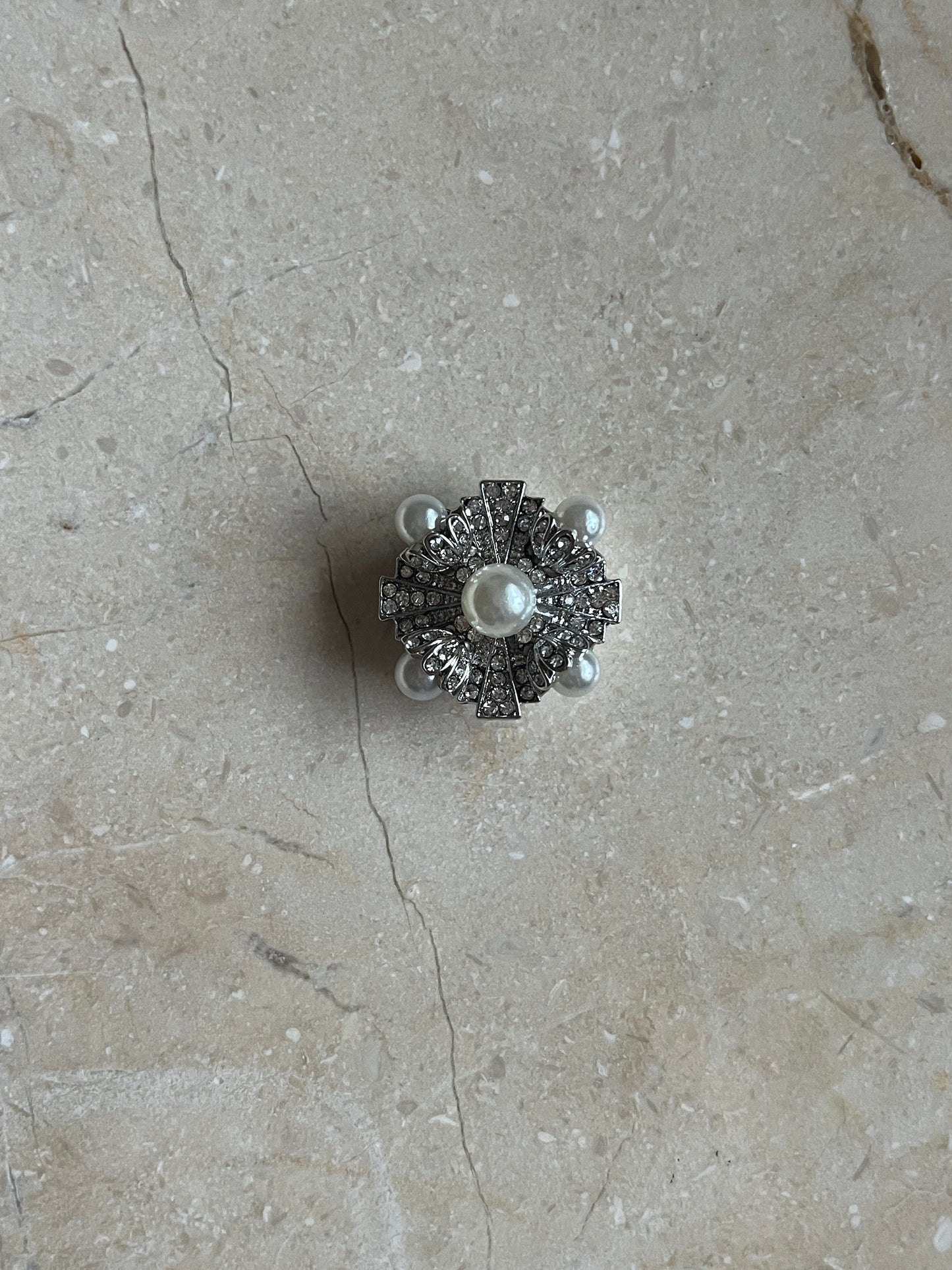 Crustal button cover