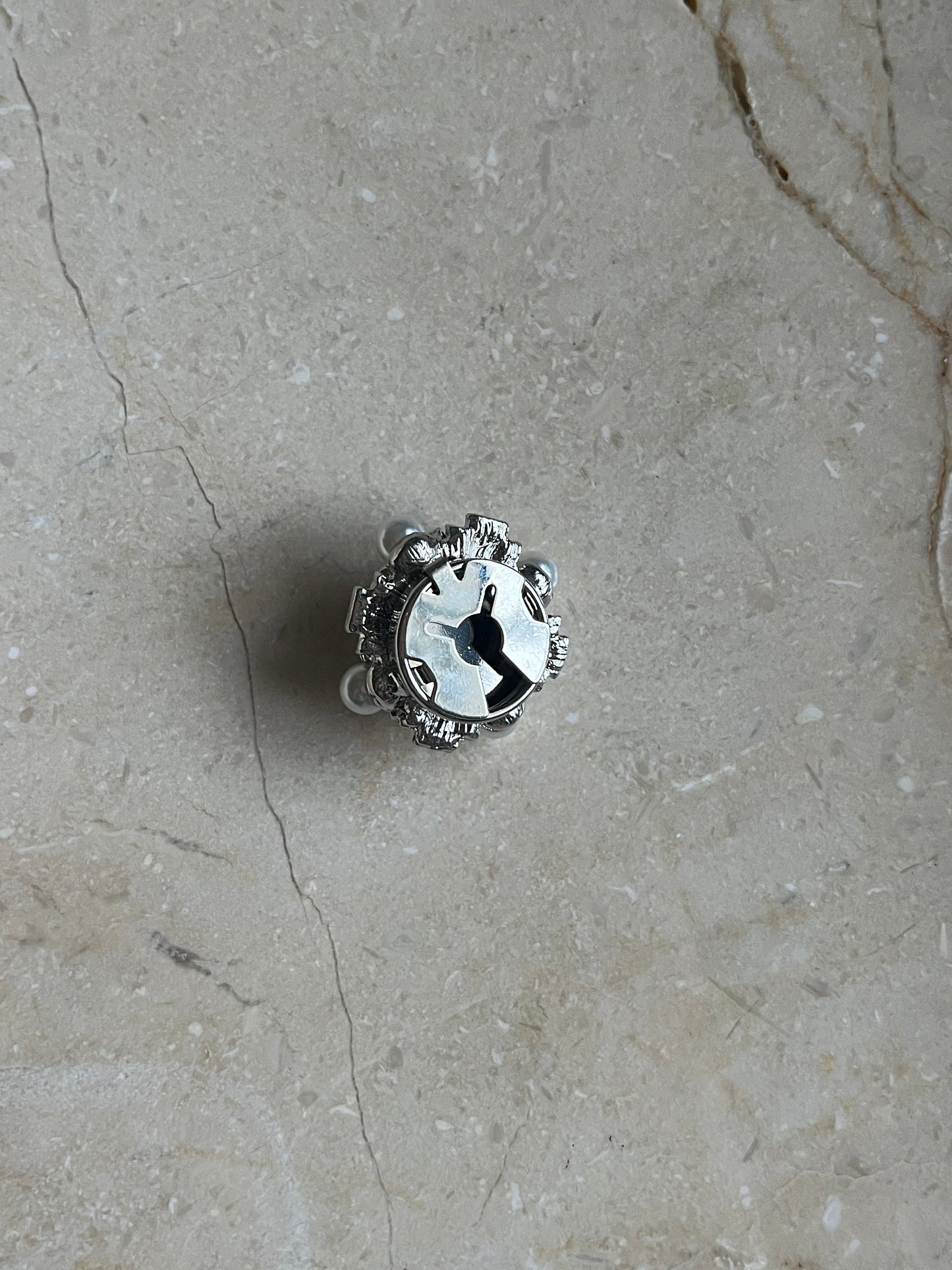Crustal button cover