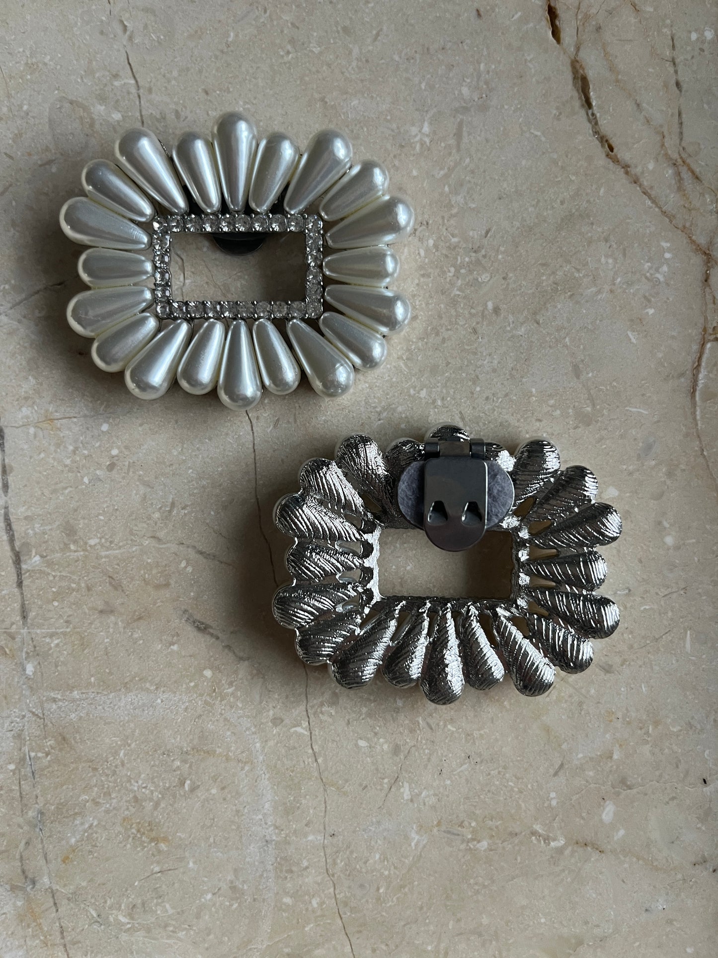 Marry Shoe Buckles Silver