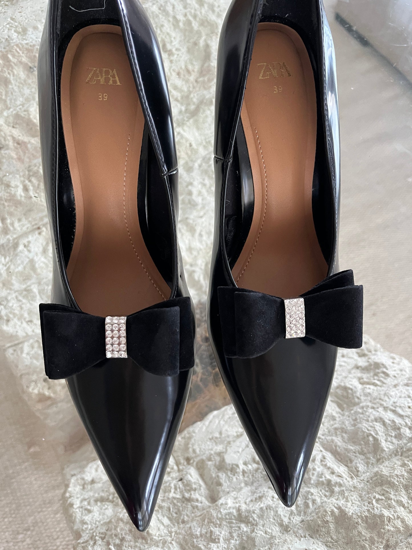 Velvet Bow Shoe Buckles