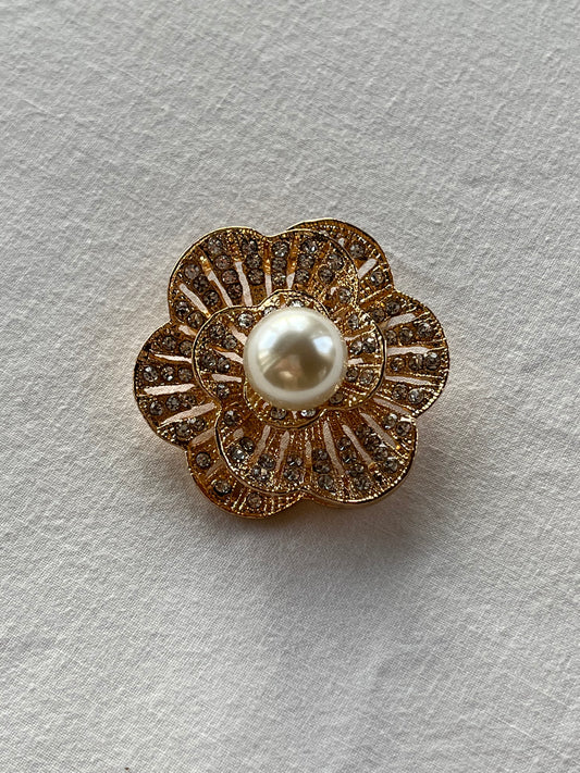 Crystal Brooch