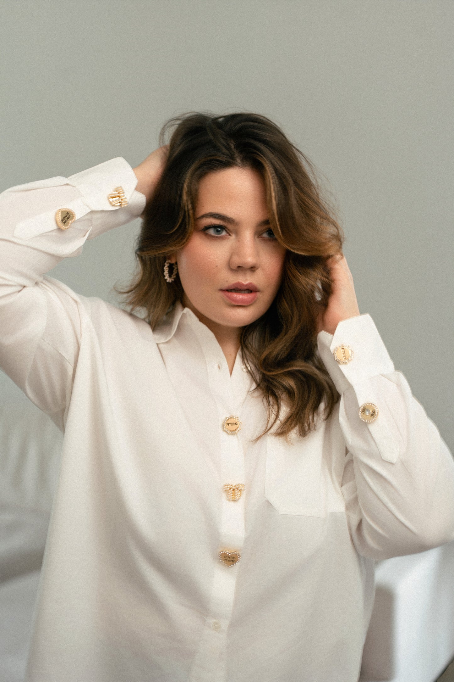 "Godt nok er perfekt" button cover