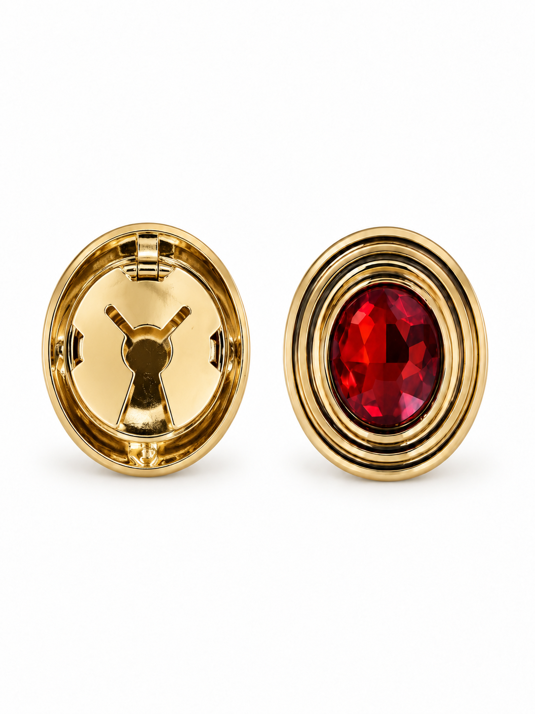 Vintage Ruby button cover | One set