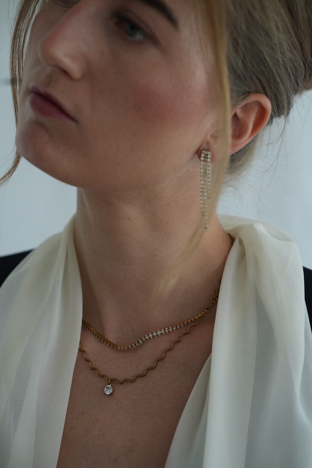 Marquise Tennis Necklace