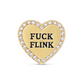 "Fuck Flink" button cover