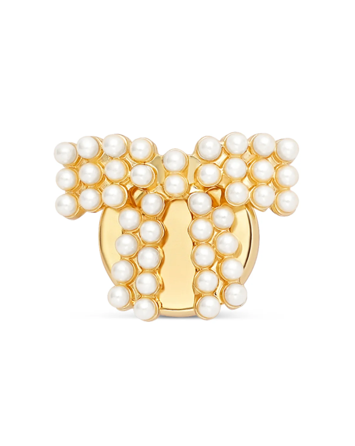 Pearl Bow button cover