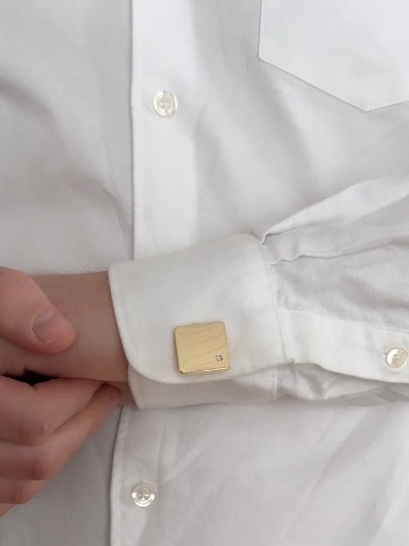 Four Gold Button Cover | One set