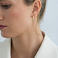 Pearl Huggie Hoops