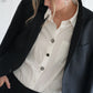 Camille Black button cover | One set