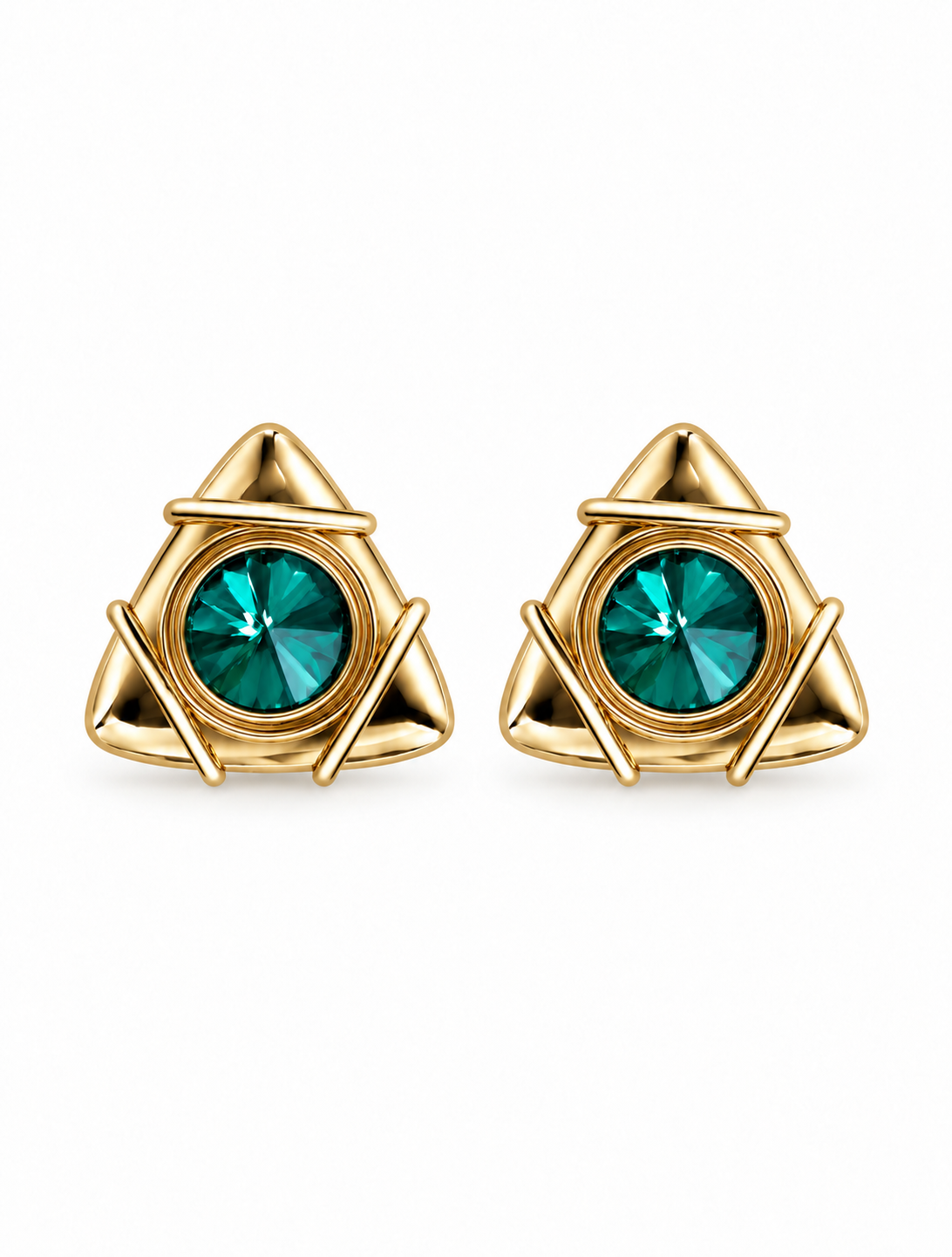 Vintage Emerald button cover