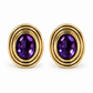 Vintage Amethyst button cover