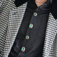 Grace Emerald button cover | One set